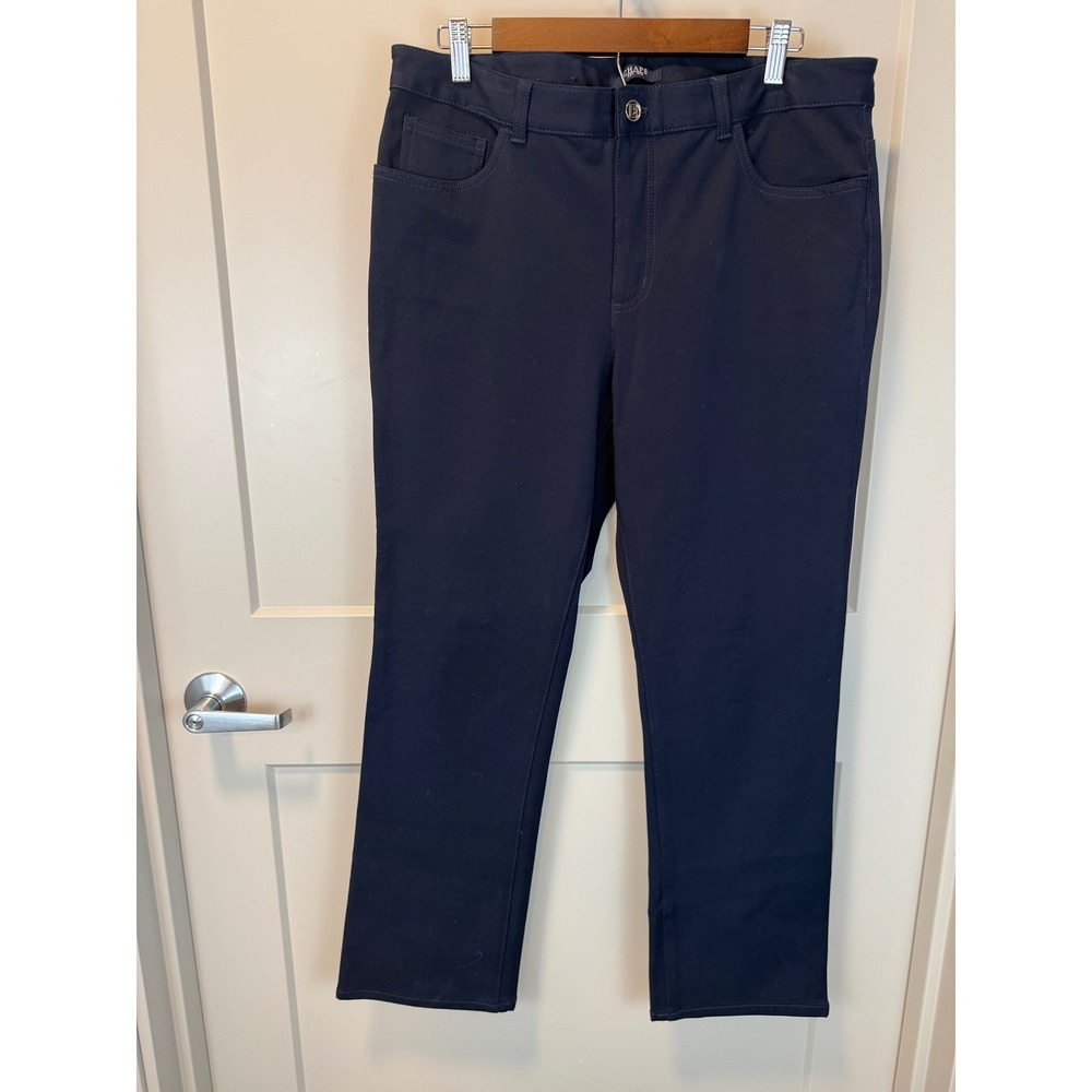 Chaps NWOT Women's Bootcut Pants Slacks Chino Size 12 Navy Blue